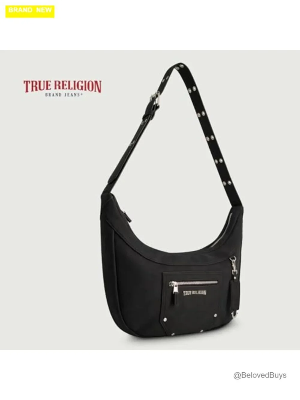 Faux Suede Hobo Handbag with Adjustable Strap, Crescent Shape